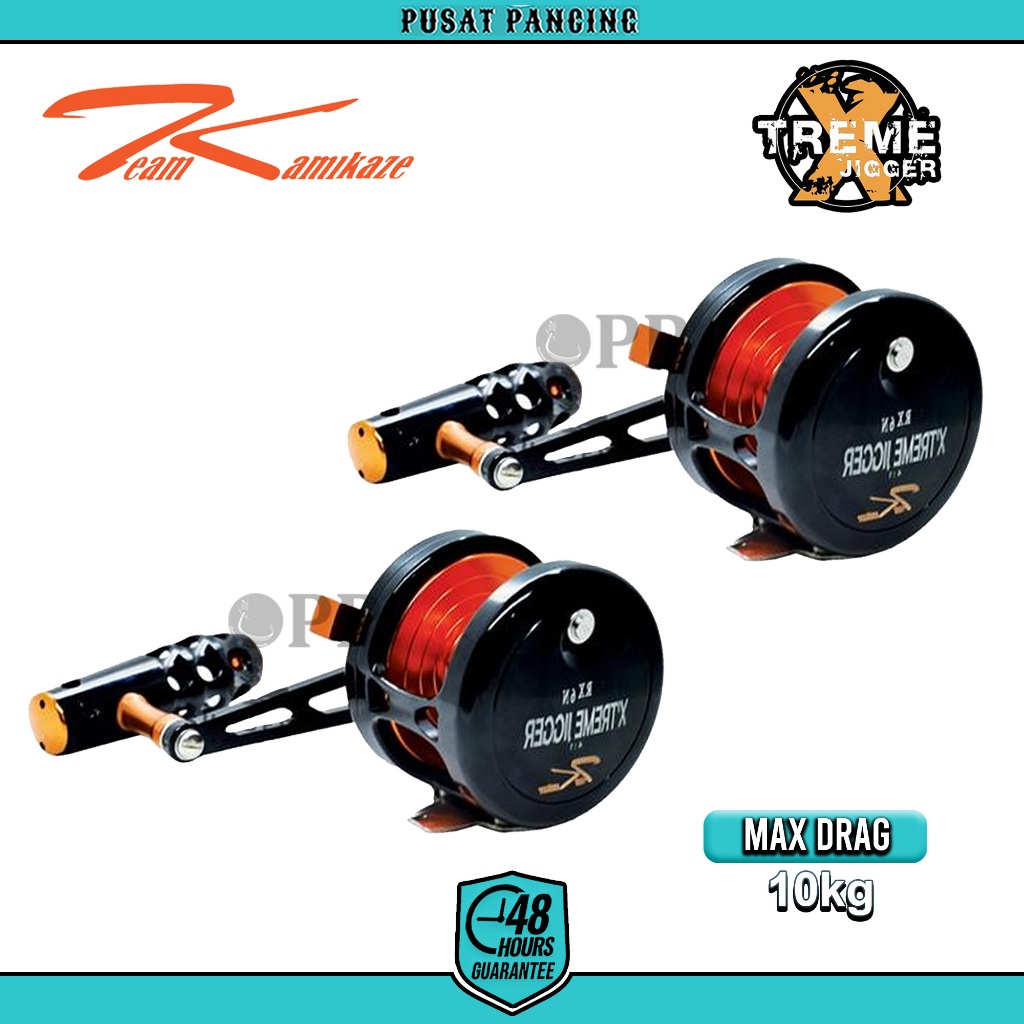 PUSATPANCING5 - Reel Pancing Overhead Team Kamikaze Xtreme Jigger LX6 - RX6 6061-T6 machine one piec