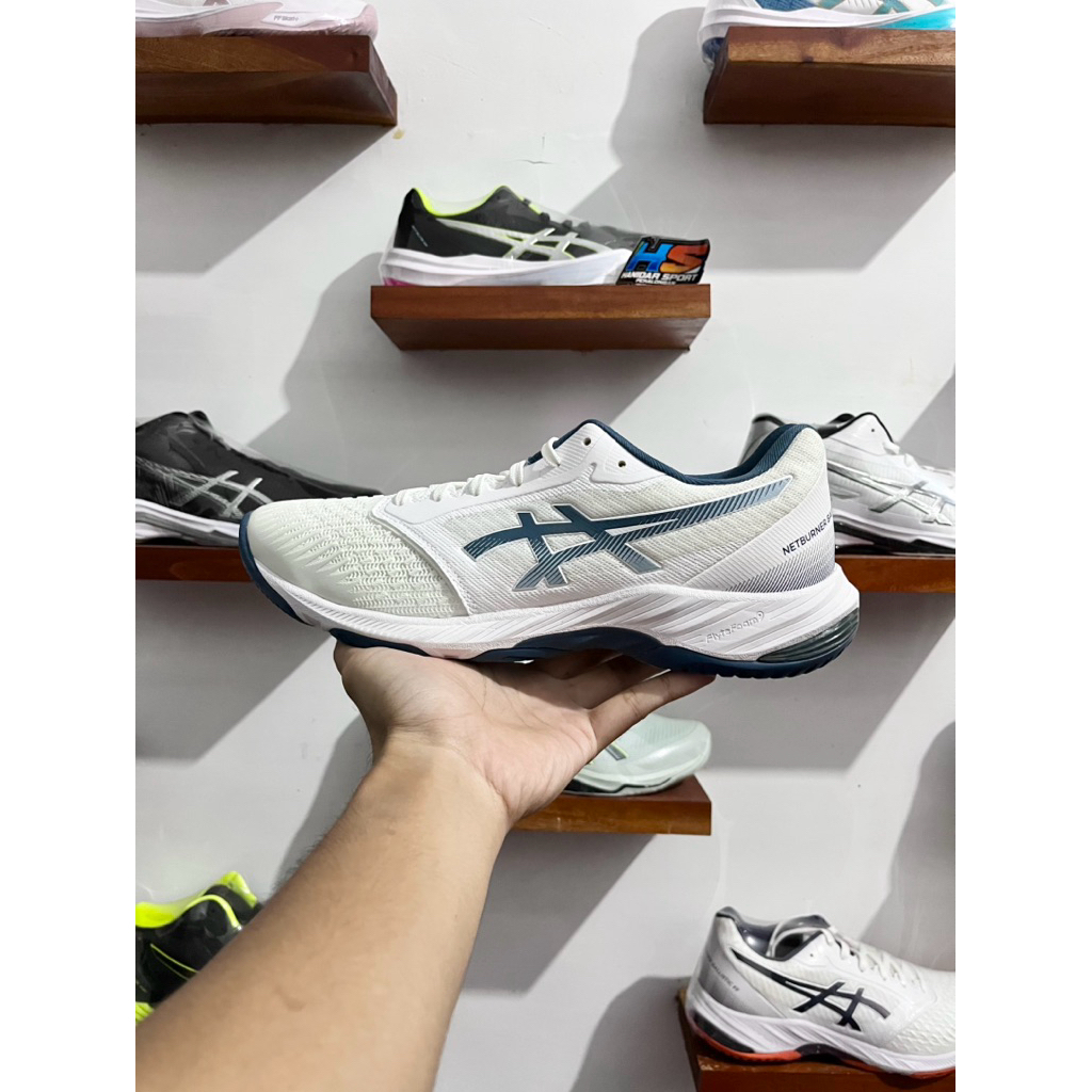 Asics Netburner Ballistic FF 3 Original - White/Indigo Blue