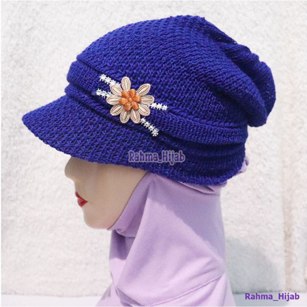 CIPUT RAJUT EMAK IJAH / CIPUT NENEK KUPLUK RAJUT TOPI PAYET