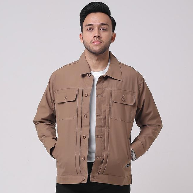 Consina Sport - Jaket Pria Trucker Motor Original Premium Jacket Semi Parka Distro Outer Outerwear