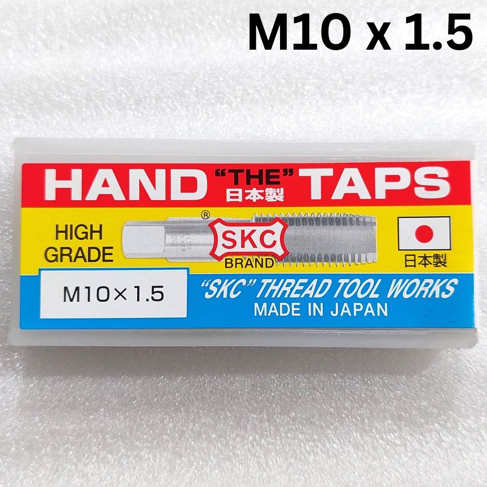 SKC Hand Taps M10 x 1.5 - ORIGINAL Made in Japan - Tap Tangan / Tap Ulir / Mata Senai Set