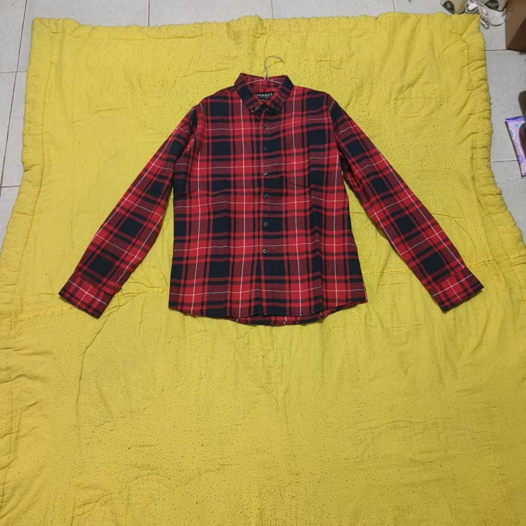 OZ Kemeja Flanel Pria - Riley Flannel Shirt - XL VENGOZ Kemeja Flanel Pria - Riley Flannel Shirt - X
