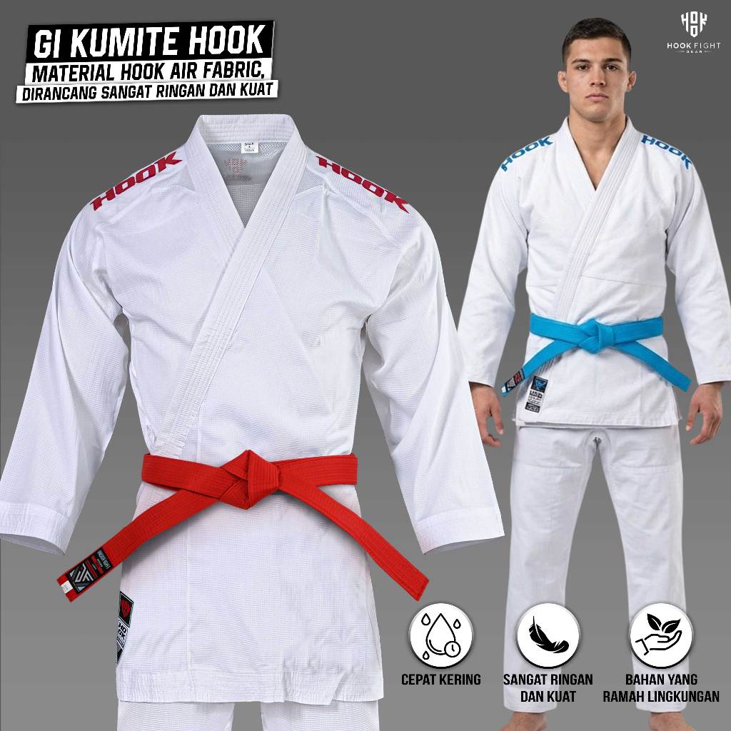 Seragam Karate Gi kumite Hook Premium Baju Gi Karate Kumite