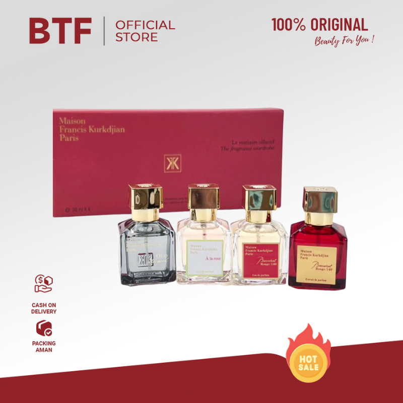 Parfum baccarat GIFT SET 30ml x 4pc/Maison Francis Kurkdjian Baccarat Rouge 540 EXTRAIT DE PARFUM ED