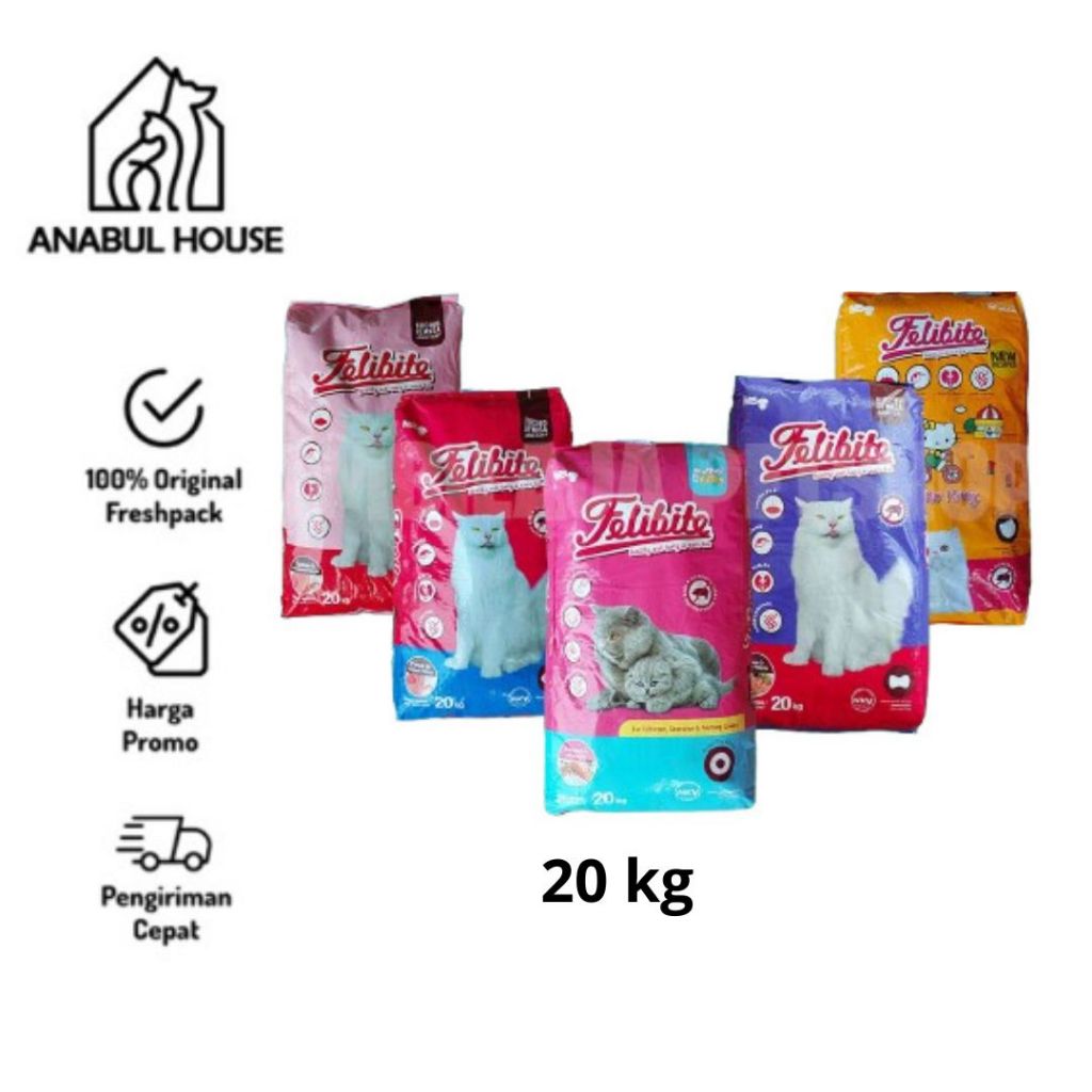MAKANAN KUCING FELIBITE TUNA ADULT / KITTEN 20 KG