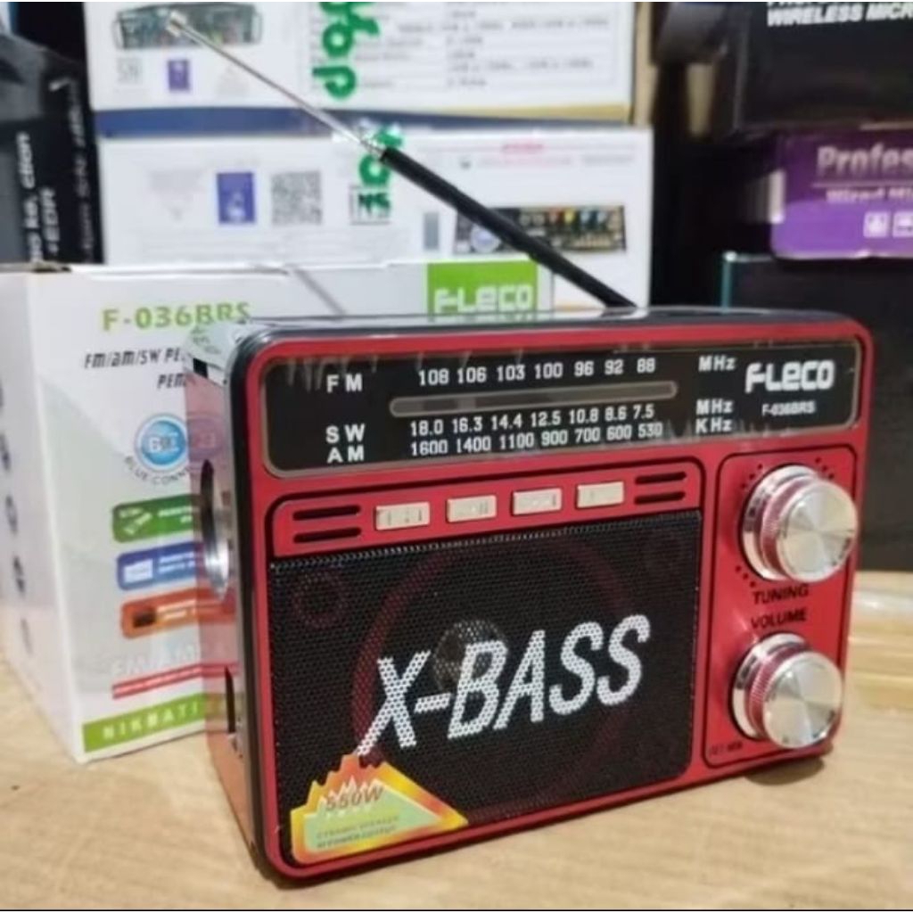 PALING MURAH BAYAR DI TEMPAT RADIO KLASIK/JADUL SN-4020BT 3 BAND + MP3 PLAYER X-BASS