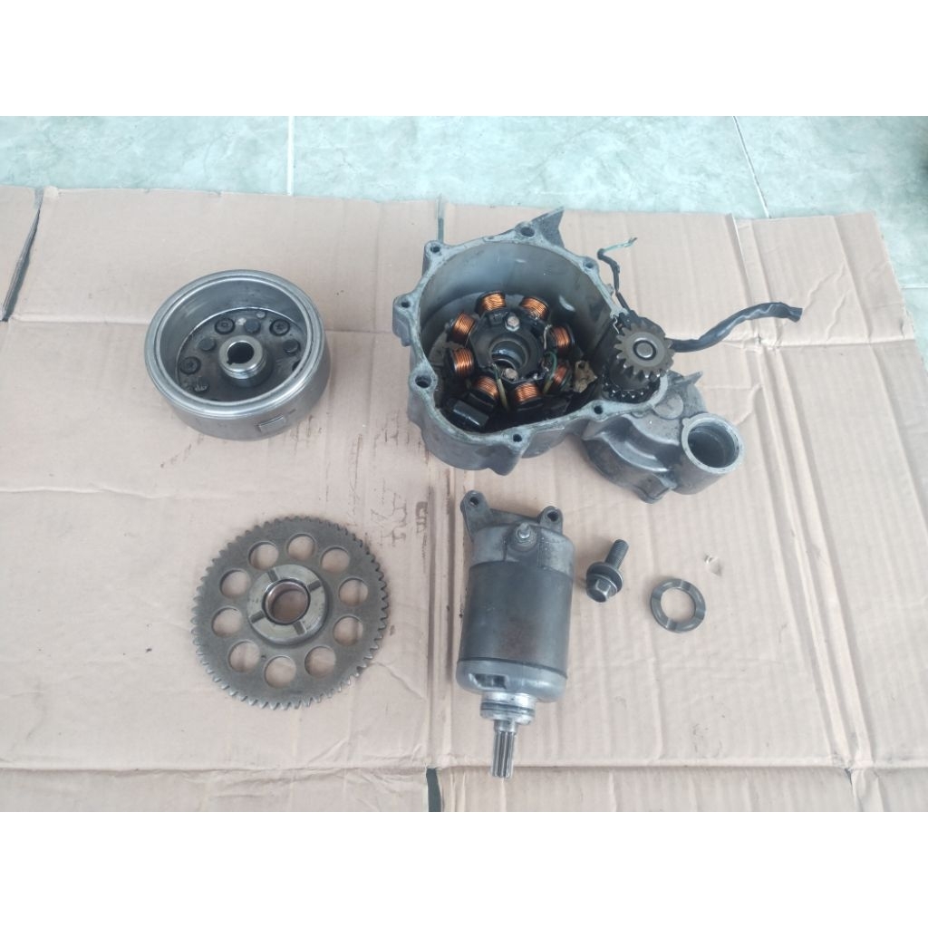 Dobel stater megapro primus ori copotan motor