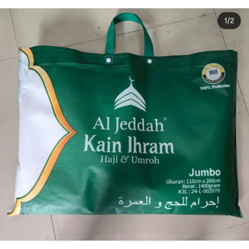 kain ihram jeddah katun jumbo umroh haji