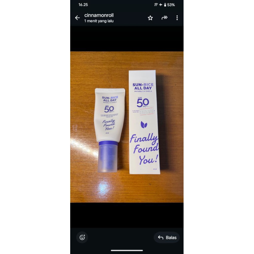 PRELOVED - INVISIBLE UV SHIELD SPF 50 PA ++++