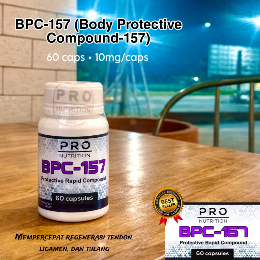 BPC-157 Kapsul PRO NUTRI UK - Percepat Pemulihan Otot & Regenerasi Jaringan CO128T