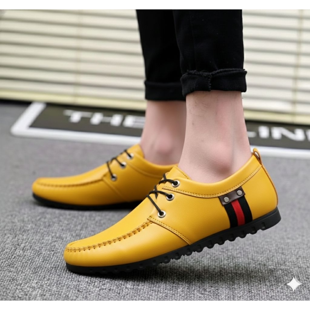sepatu pria sepatu pria model tali sepatu pria hitam putih coklat navi tan sepatu pria santa nongkro