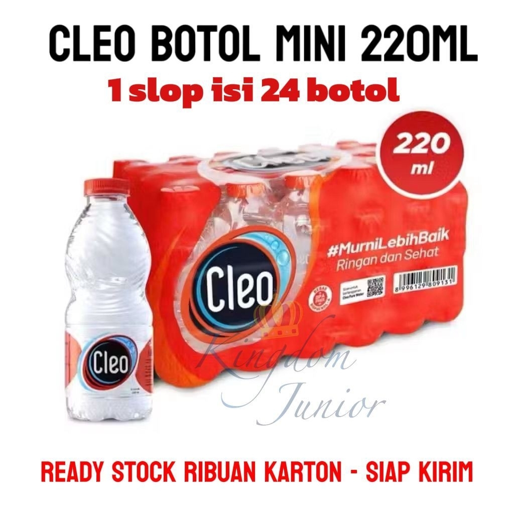 Cleo Botol 220ml | Cleo Botol Mini 220ml | Cleo Smart 220ml