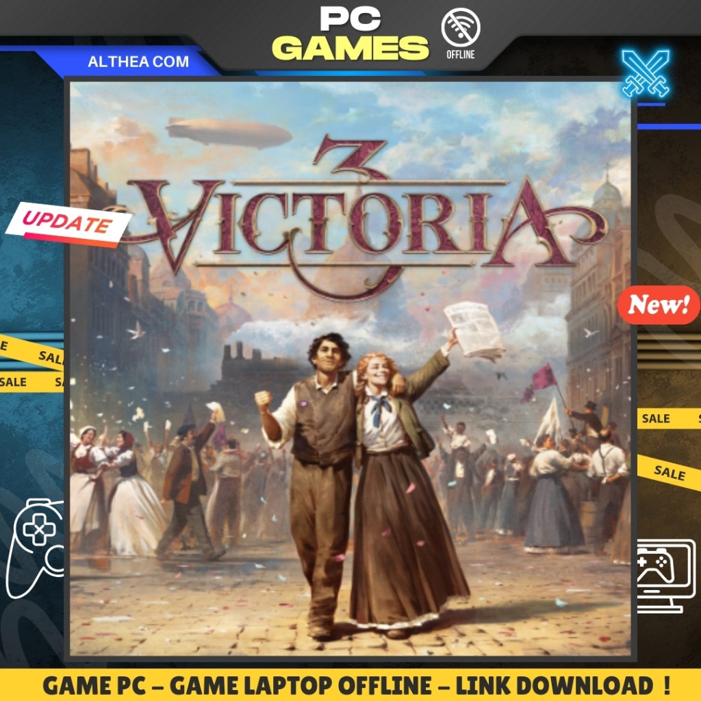 VICTORIA 3 - GRAND STRATEGY - SOCIETY SIM - ECONOMICS - GAME PC / LAPTOP - OFFLINE