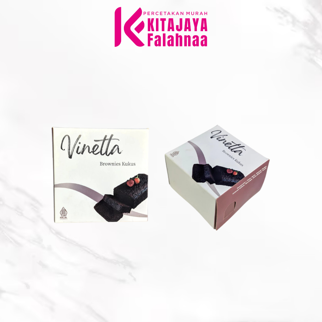 FREE DESAIN | Box Mini Kue Custom 10,5x10x6 & 10x10x7