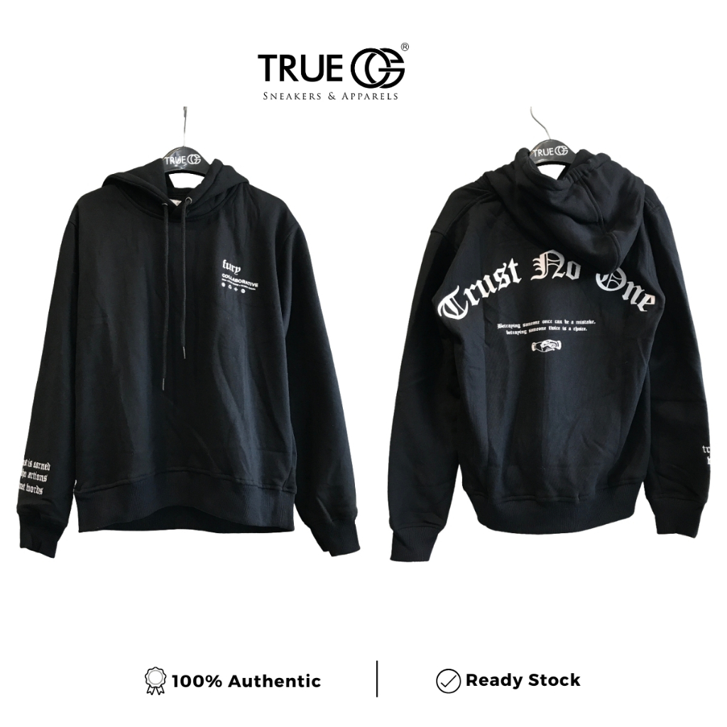 BRVE x Dcobra Reborn X Cool Black Hoodie Fury Collection Authentic