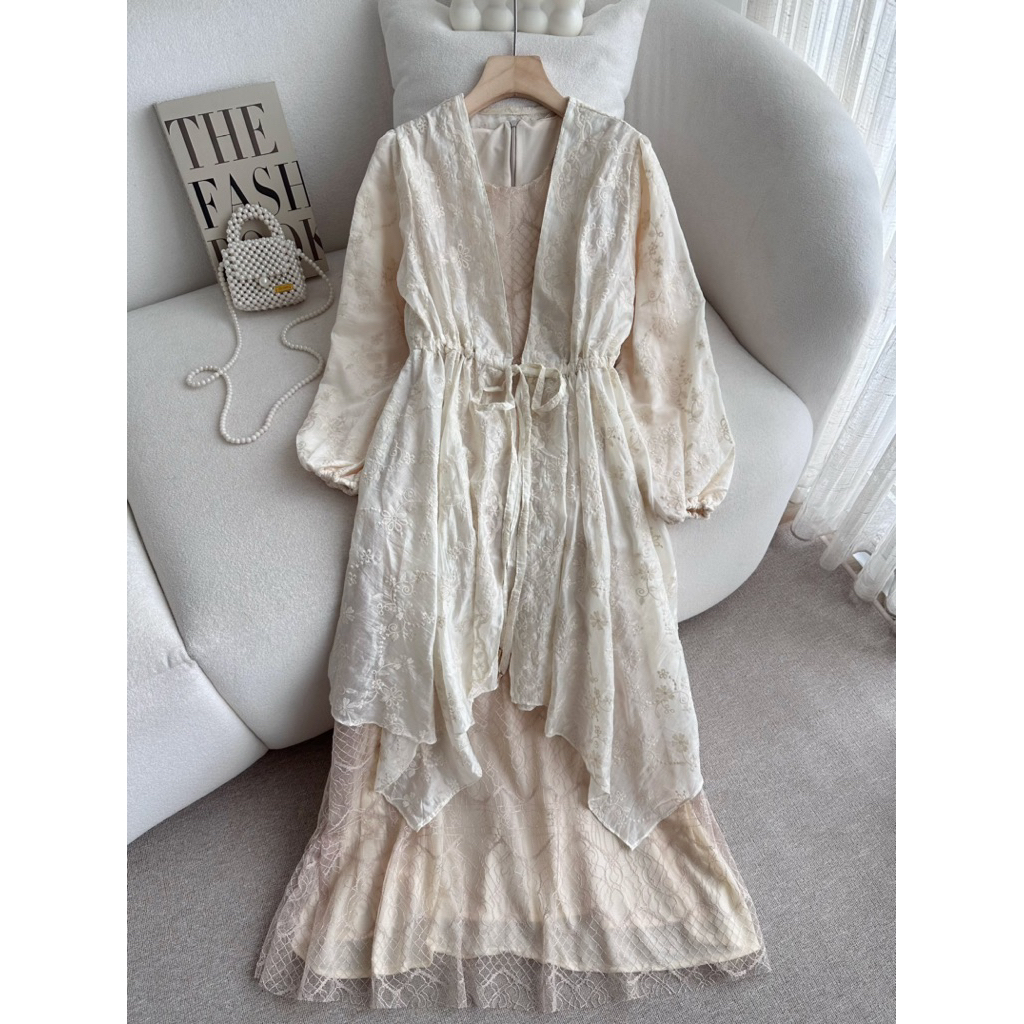 CANDY LADY Adelyn Maxi / Gamis Wanita Terbaru Dress Lebaran Premium Bestseller