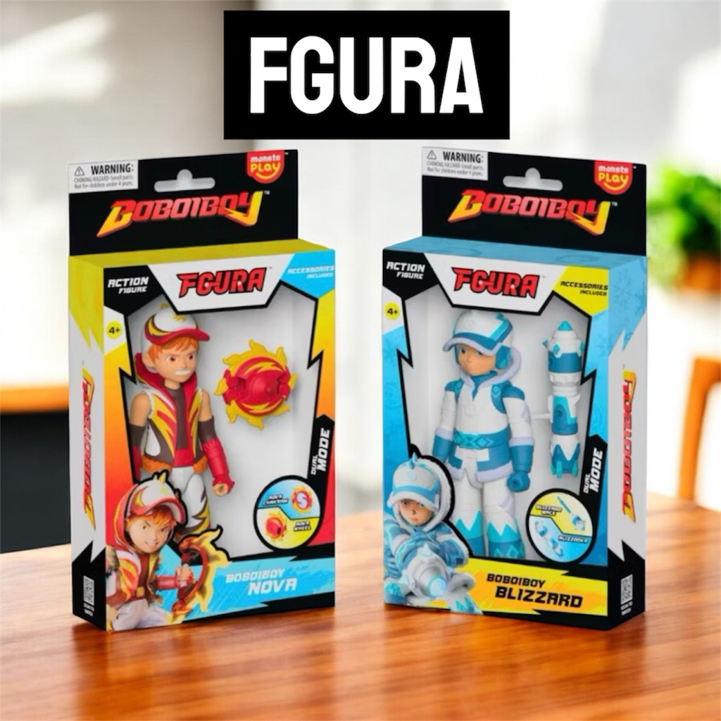 FGURA BOBOIBOY NOVA DAN BOBOIBOY BLIZZARD ORIGINAL MONSTA