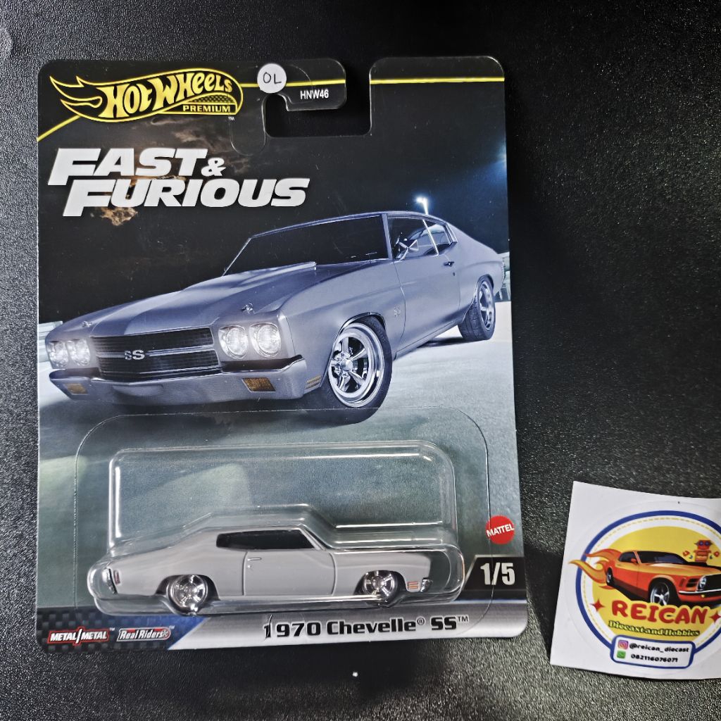 HOT WHEELS PREMIUM - FAST & FURIOUS | 1970 CHEVELLE SS