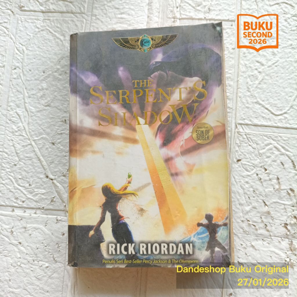 The Serpent's Shadow by Rick Riordan - Novel Bekas Preloved