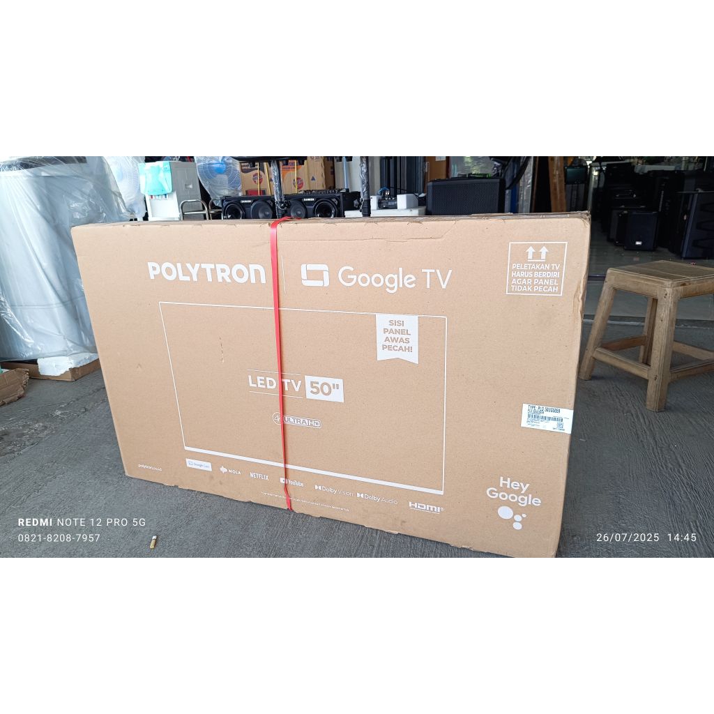 TV Polytron 50 inchi Android 50UG5059 Full HD Goggle TV