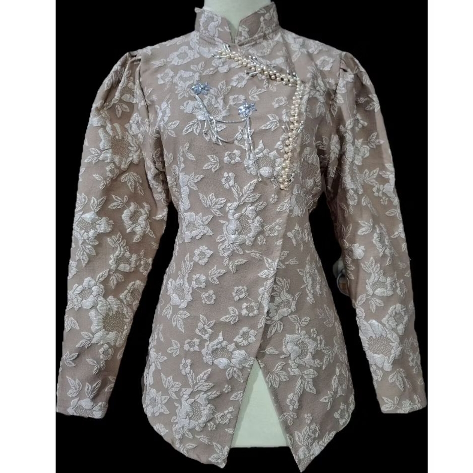 KEBAYA JANGGAN LARAS || Kebaya Bridesmaid Wisuda - Kebaya Janggan Lengan Balon