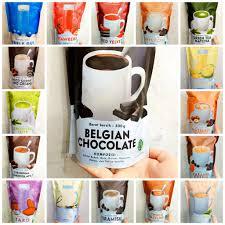 [SDW] pekanbaru/500 gr Minuman Bubuk Instan Swan Brand Bubuk Minum Red Velvet Green Tea Mango Vanila