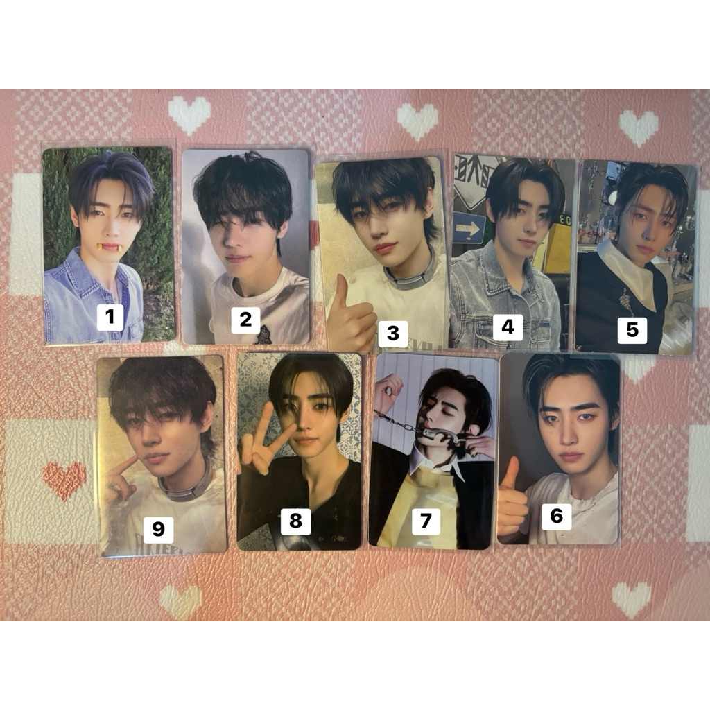 [FREE PC OFFICIAL] PHOTOCARD OFFICIAL ENHYPEN SUNGHOON ROMANCE UNTOLD DAYDREAM DESIRE UNLEASH OLIVE 