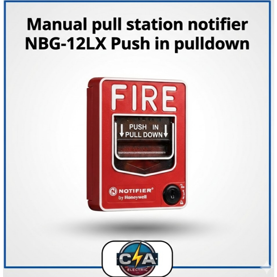 Manual pull station notifier NBG-12LX Push in pulldown
