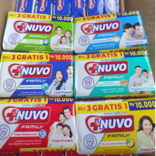 SABUN BATANG NUVO 72gr 1DUS PROMO