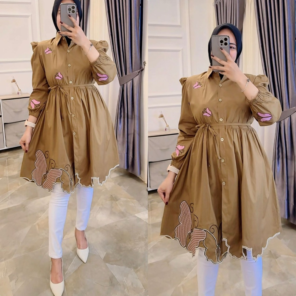 NEW TUNIK ZARA SALUR TERBARU/ TUNIK EXTU CANTIK TERBARU