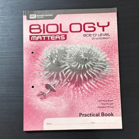 Buku Bekas Biology Matters GCE O Level 2nd Edition – Practical Book – Marshall Cavendish Education