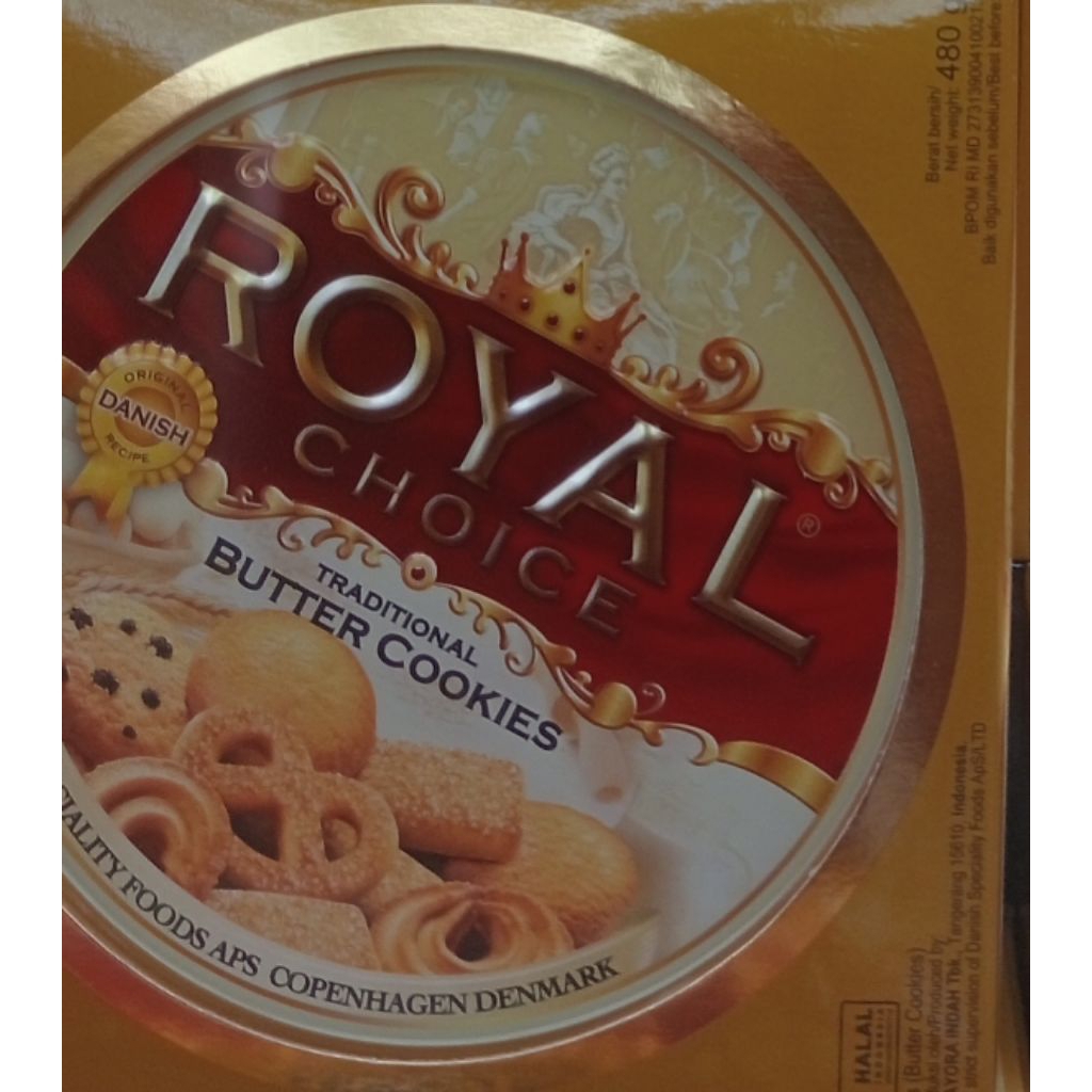 Royal Choice Butter Cookies 480 gr