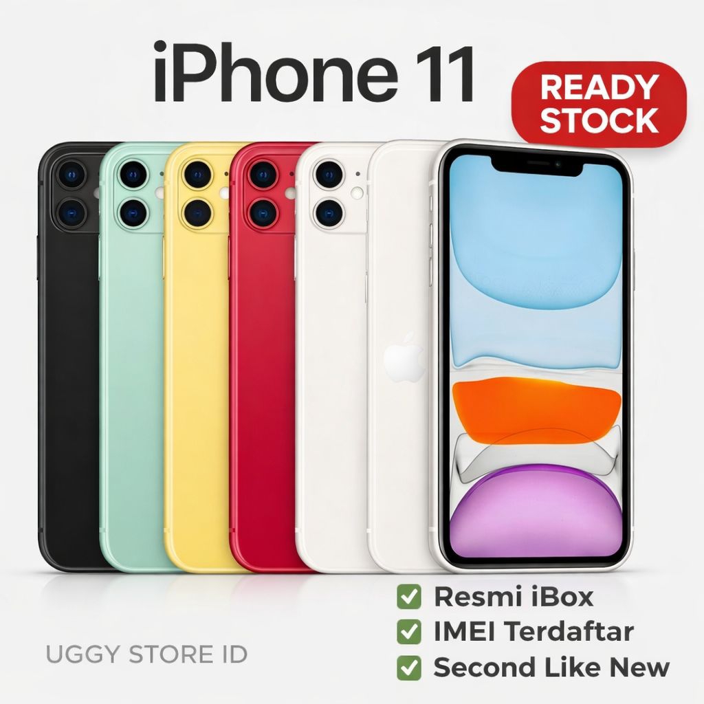 iPhone 11 64GB / 128GB Resmi Ibox Original Second Like New | Fullset | Garansi Toko