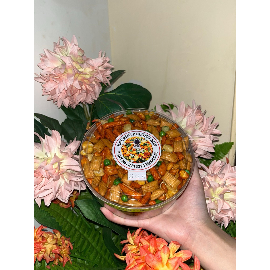 Kacang Polong Mix / Kacang Mix / Kacang Campur / Kacang Campur Jaipong / Kaca Mix Toples 350gram