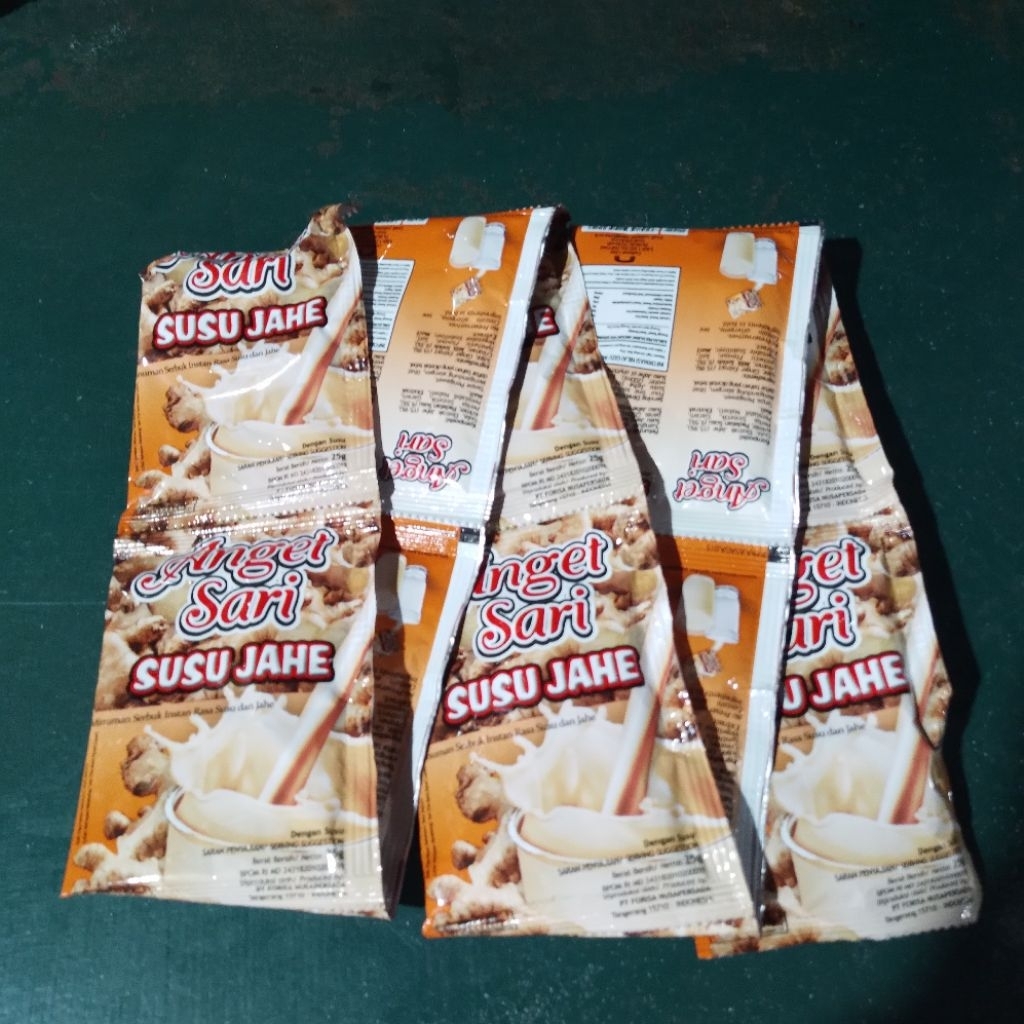 Anget Sari Sachet Susu Jahe & Wedang Jahe | Minuman Jahe Hangat Original