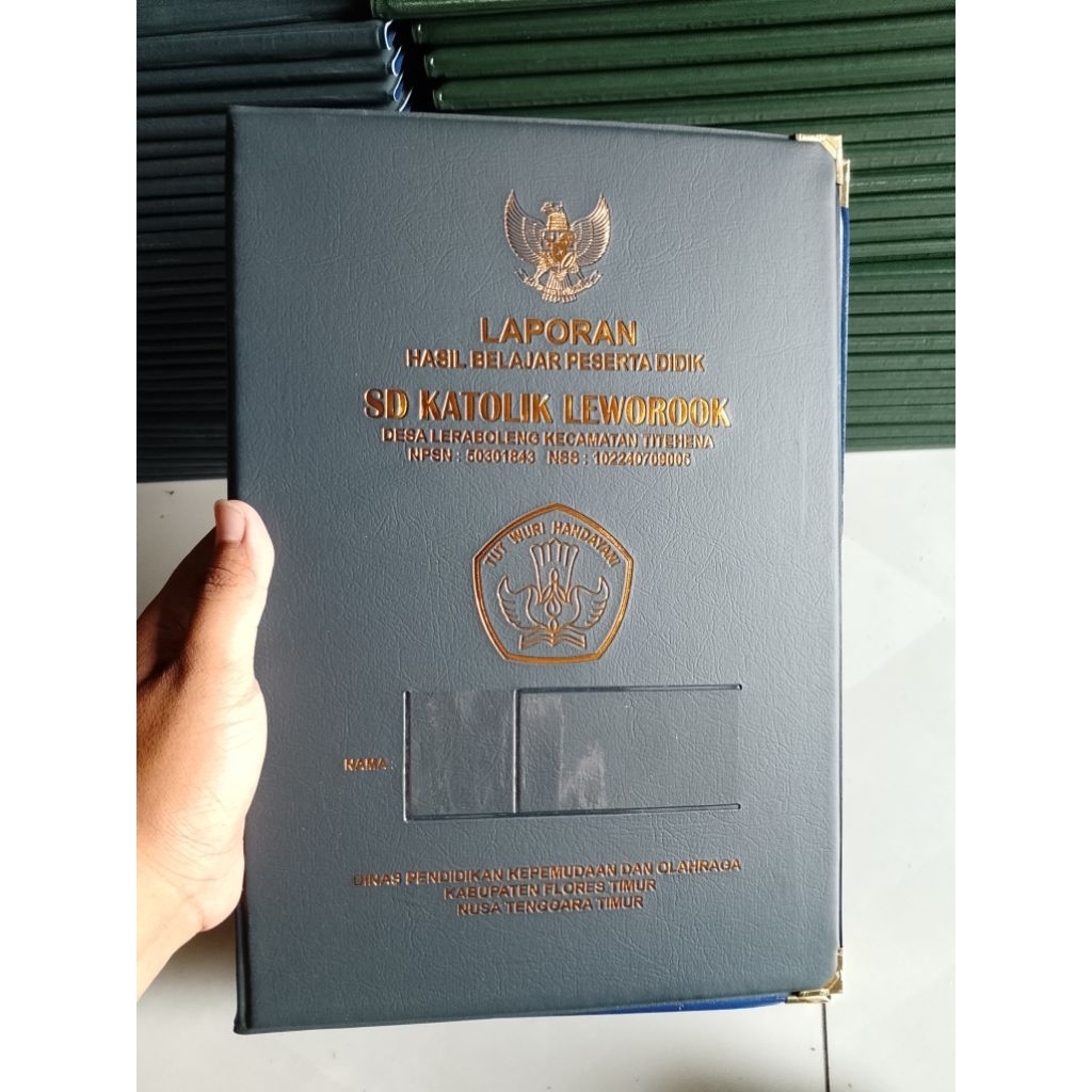 MapRaport Sekolah Dasar || Cover Raport Isi 12 Lembar Umum