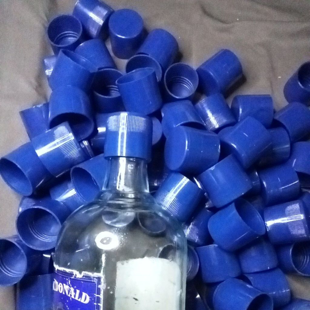 Paket 100 pcs tutup botol bensin ulir / drat PANJANG