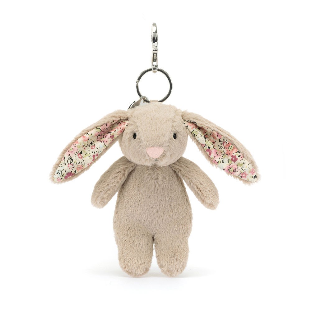 Jellycat Blossom Beige Bunny Bag Charm ORIGINAL