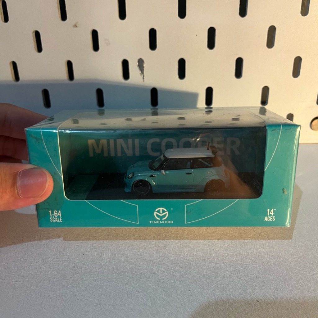 Diecast Time Micro LBWK Mini Cooper Light Blue - Sealed