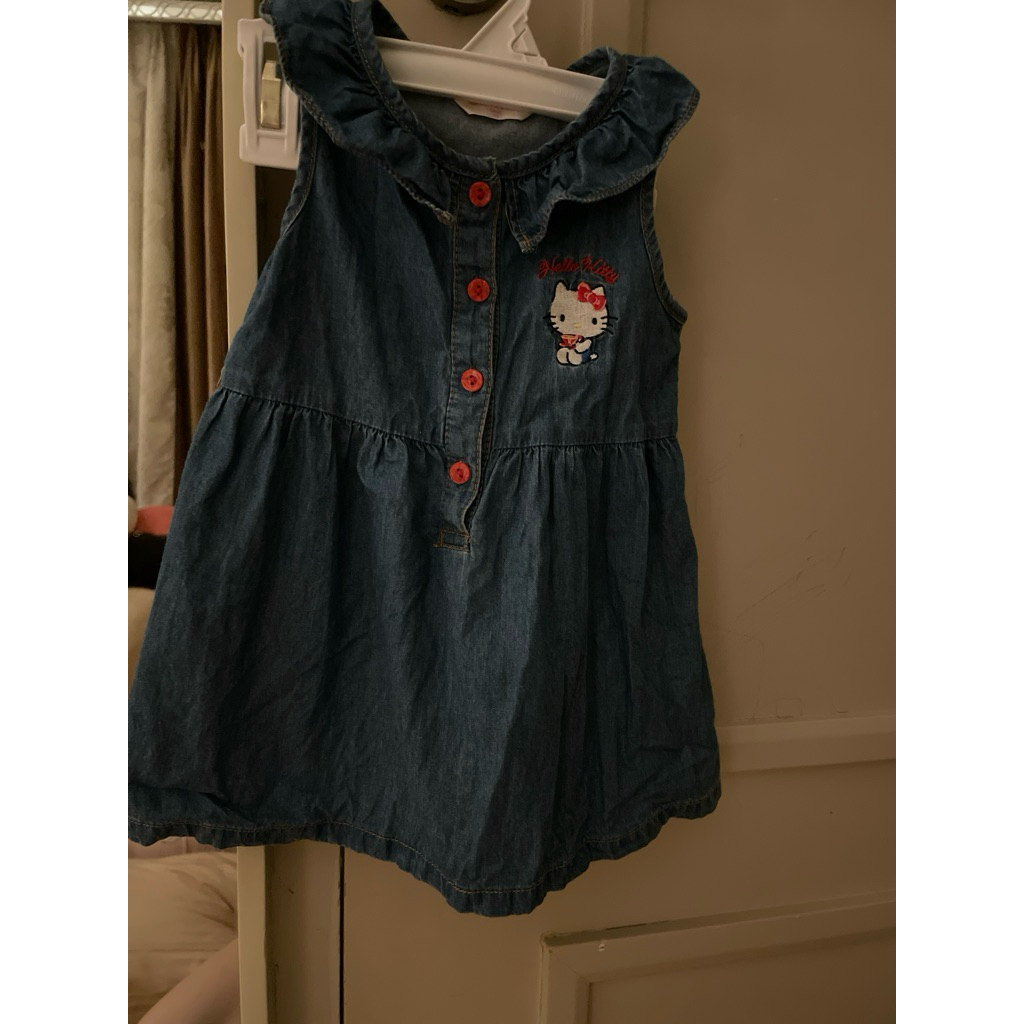 dress anak hello kitty sanrio