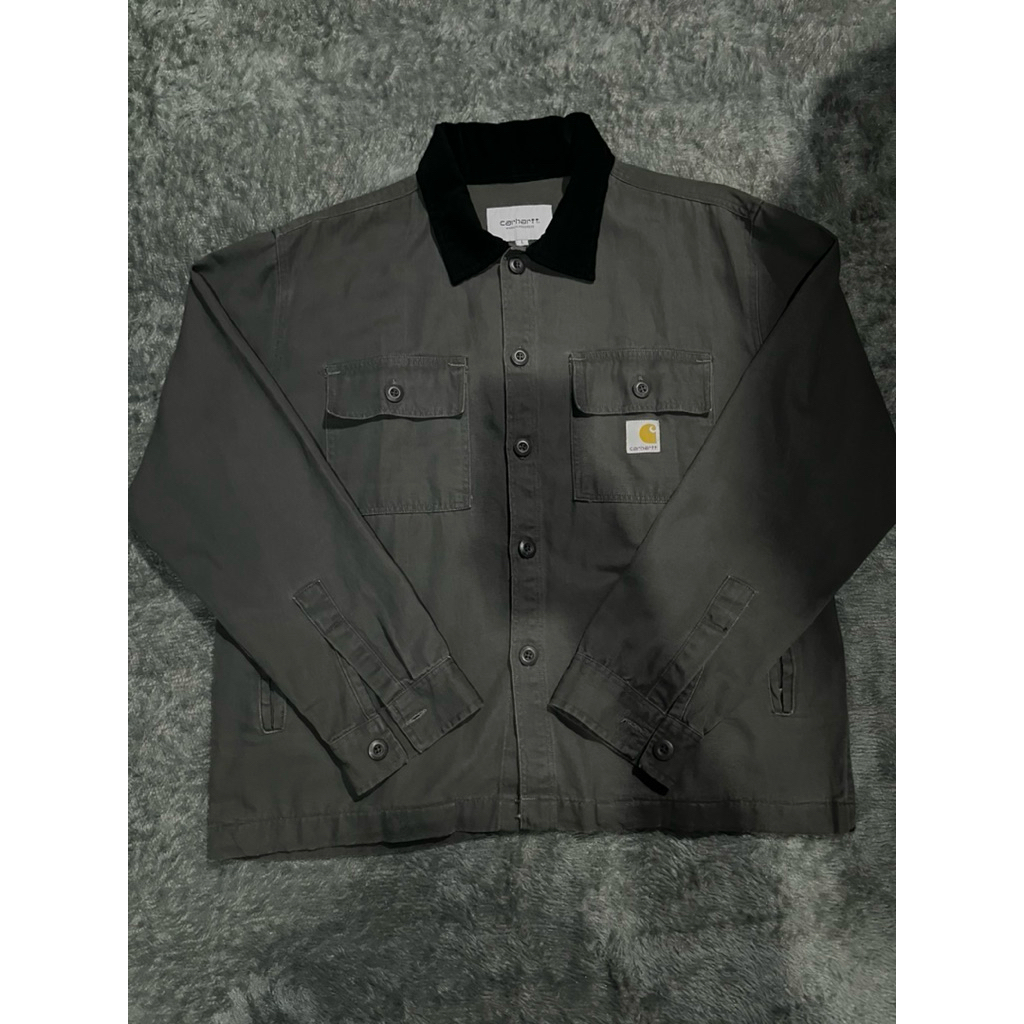 Jaket Carhartt Workwear Mirror 1:1 Original – Hitam / Dark Charcoal