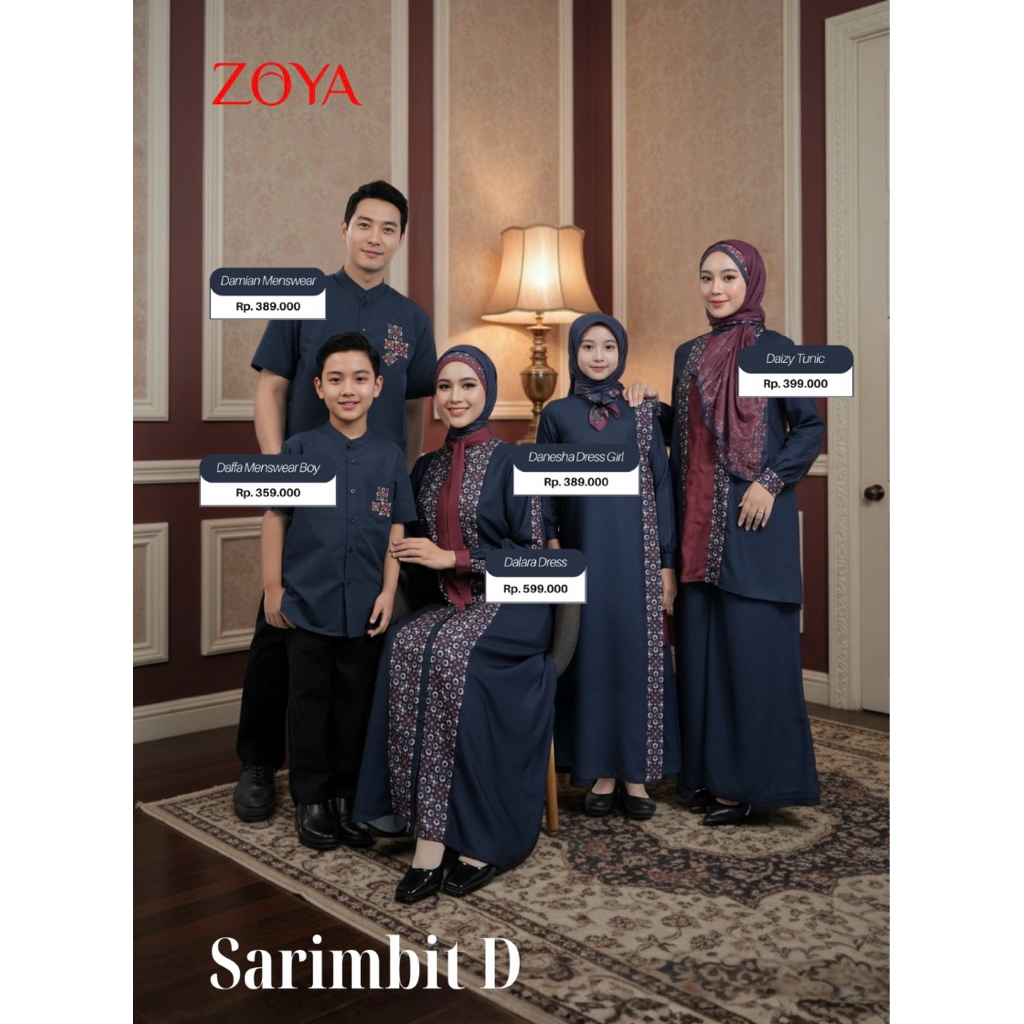 DALARA Dress/ Daisy Tunik / Dafia / Damian SARIMBIT ORI ZOYA 2026