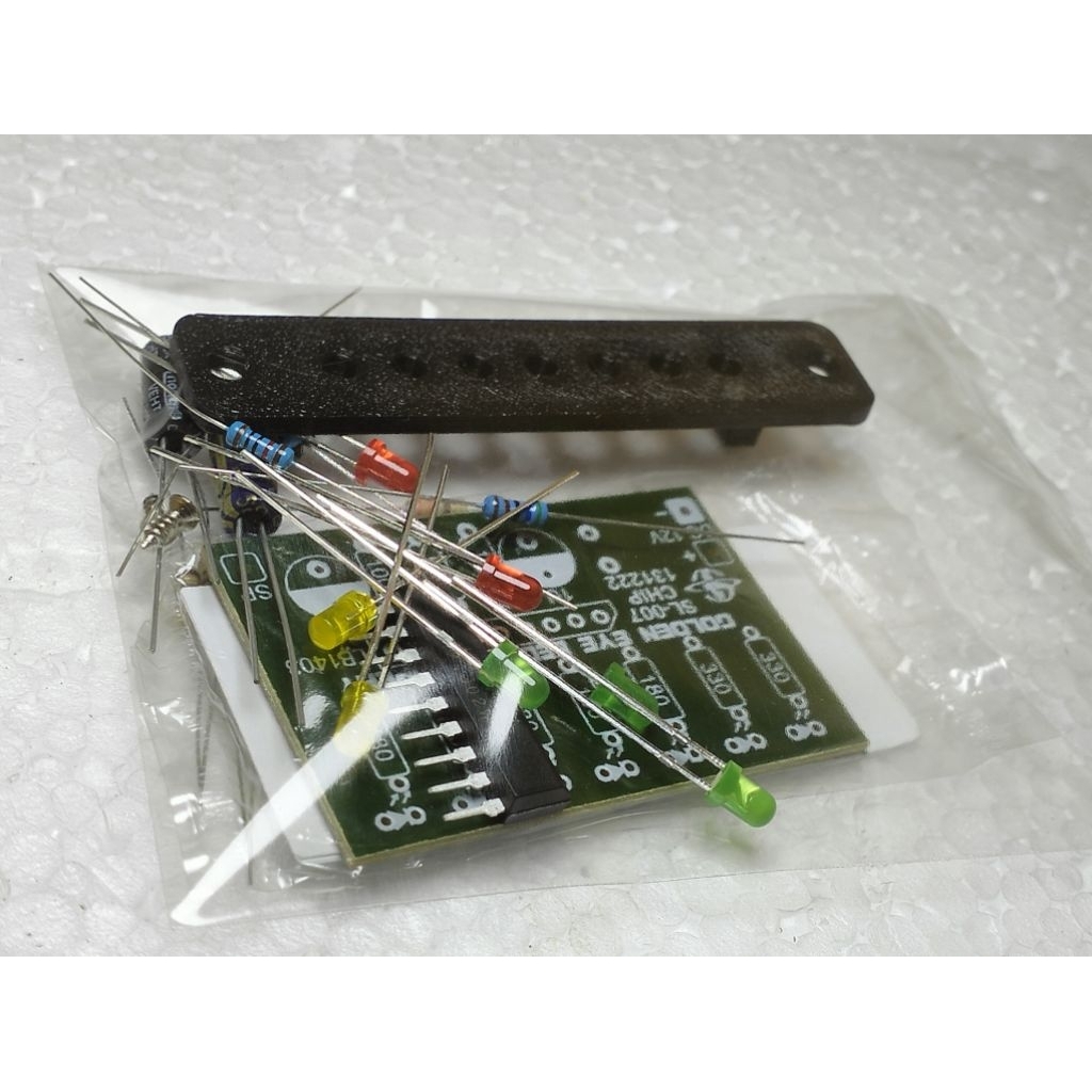 PCB+Komponen Led vu display 7 led 3mm