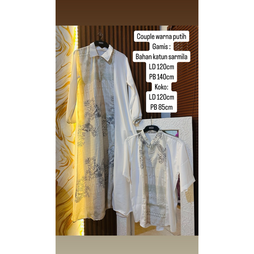 gamis mewah pesta couple murah ready pekanbaru