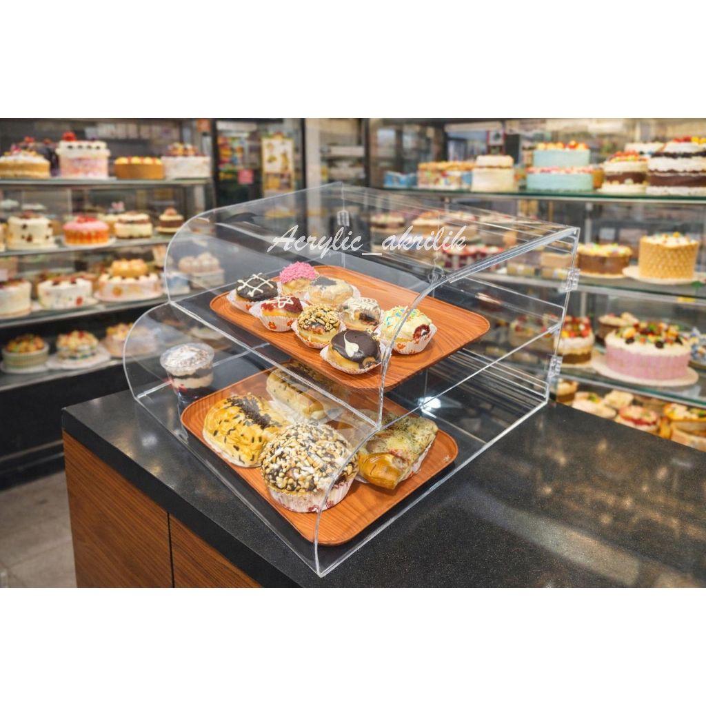 Etalase Makanan/rak kue hook 0625