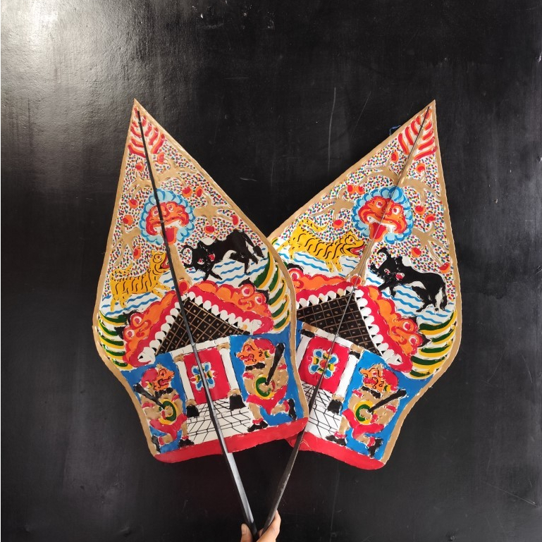 Wayang KertasTebal Bima Anoman Werkudoro Punokawan