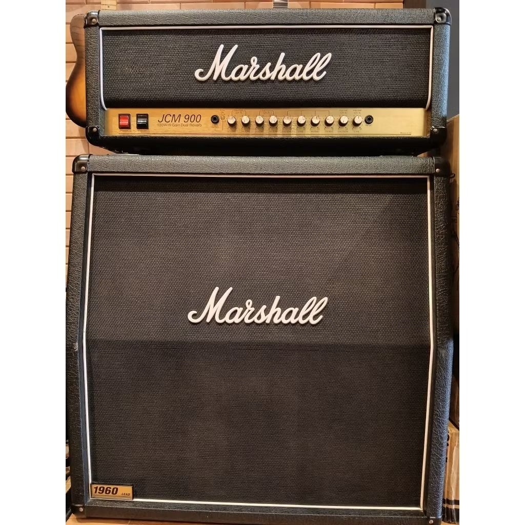 Marshall JCM900 + 1960 Lead Cabinet | Head & Cab Original | Sound Rock Metal Legend