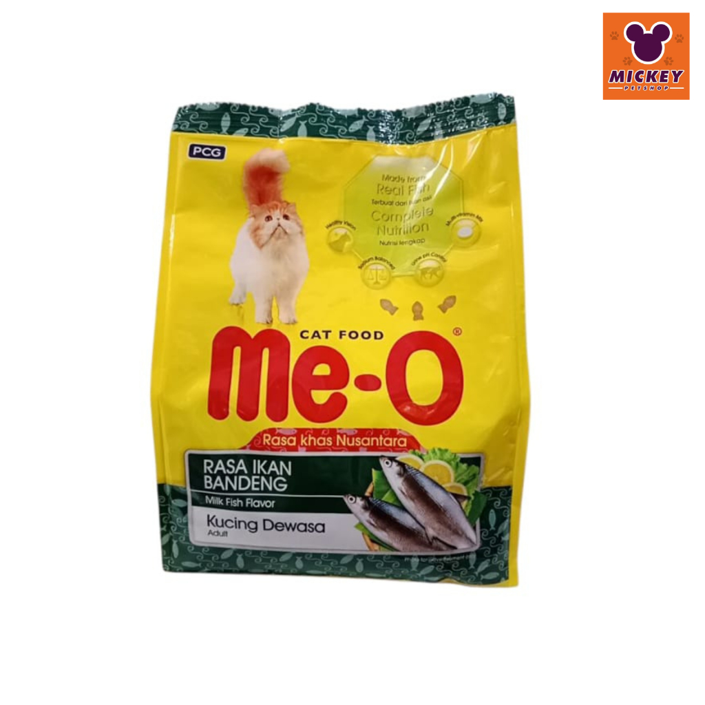 Makanan Kucing kering Dry food Meo Ikan Bandeng 450Gram