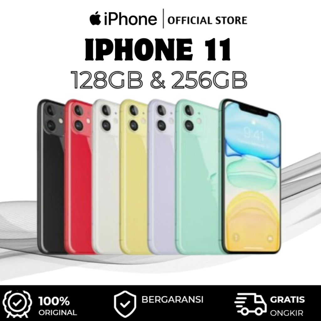 iPhone 11 iBox Original Baru 100%, Kirim Cepat | iPhone 11 Baru iBox 64GB / 128GB / 256GB, Fullset, 