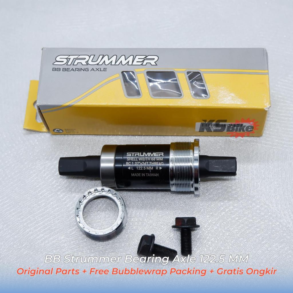 Bottom Bracket Strummer BB Kotak Sealed Bearing JIS Square Taper As BB Crank Sepeda MTB, Lipat, Gunu